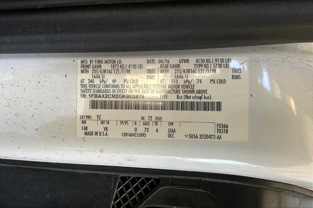 used 2016 Ford Transit-350 car, priced at $27,991