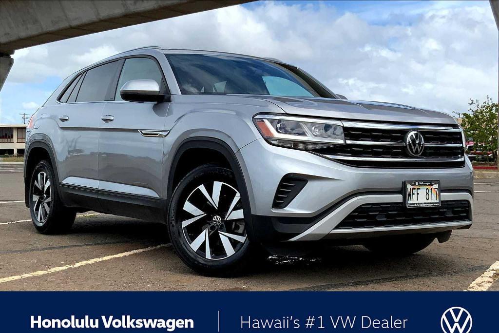 used 2021 Volkswagen Atlas Cross Sport car, priced at $20,991