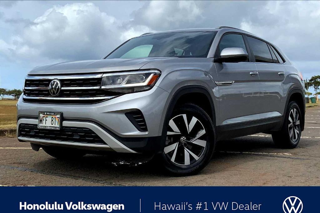 used 2021 Volkswagen Atlas Cross Sport car, priced at $20,991