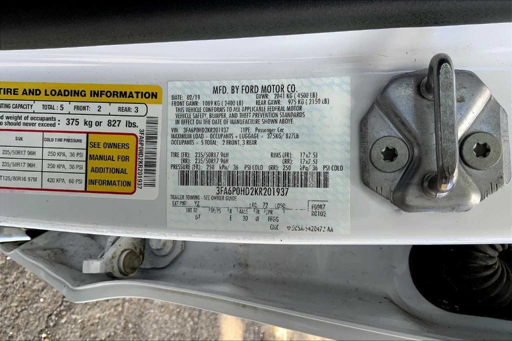 used 2019 Ford Fusion car, priced at $16,991