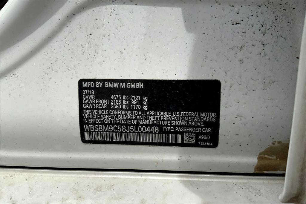used 2018 BMW M3 car, priced at $51,995