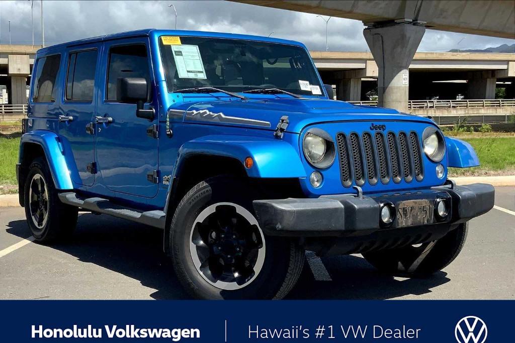 used 2014 Jeep Wrangler Unlimited car, priced at $18,993
