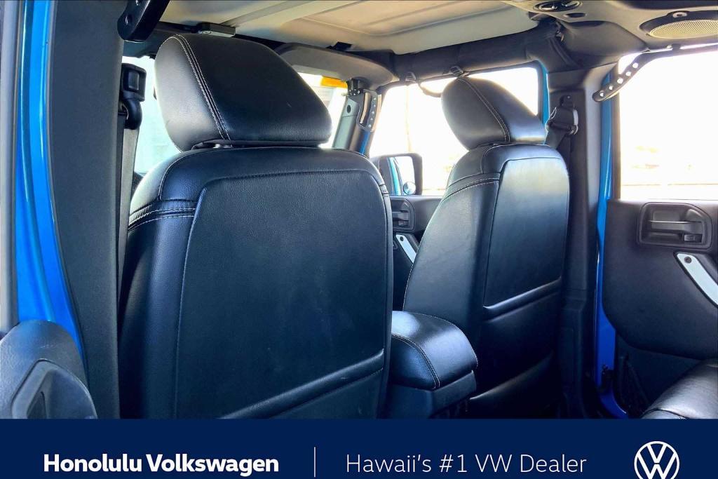 used 2014 Jeep Wrangler Unlimited car, priced at $18,993