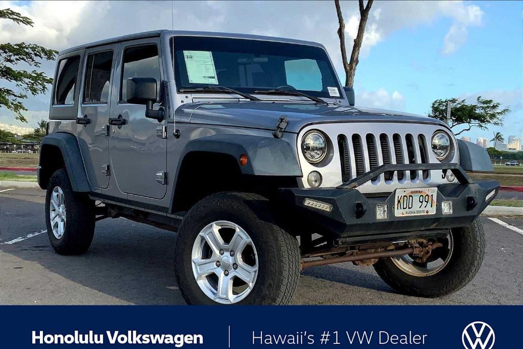 used 2018 Jeep Wrangler JK Unlimited car, priced at $20,777