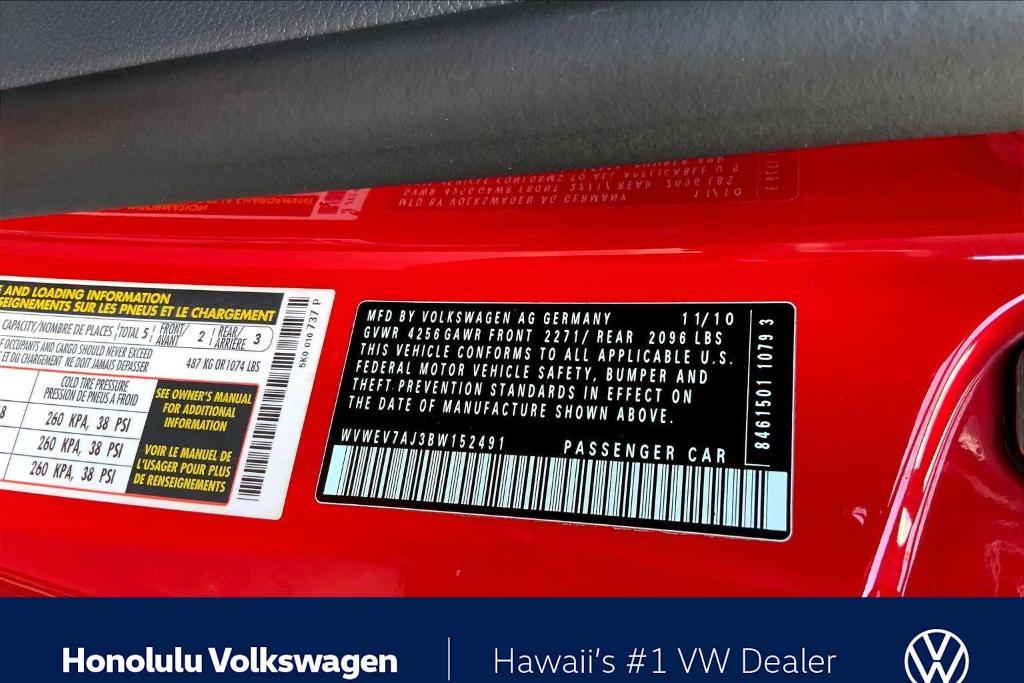 used 2011 Volkswagen GTI car, priced at $11,777