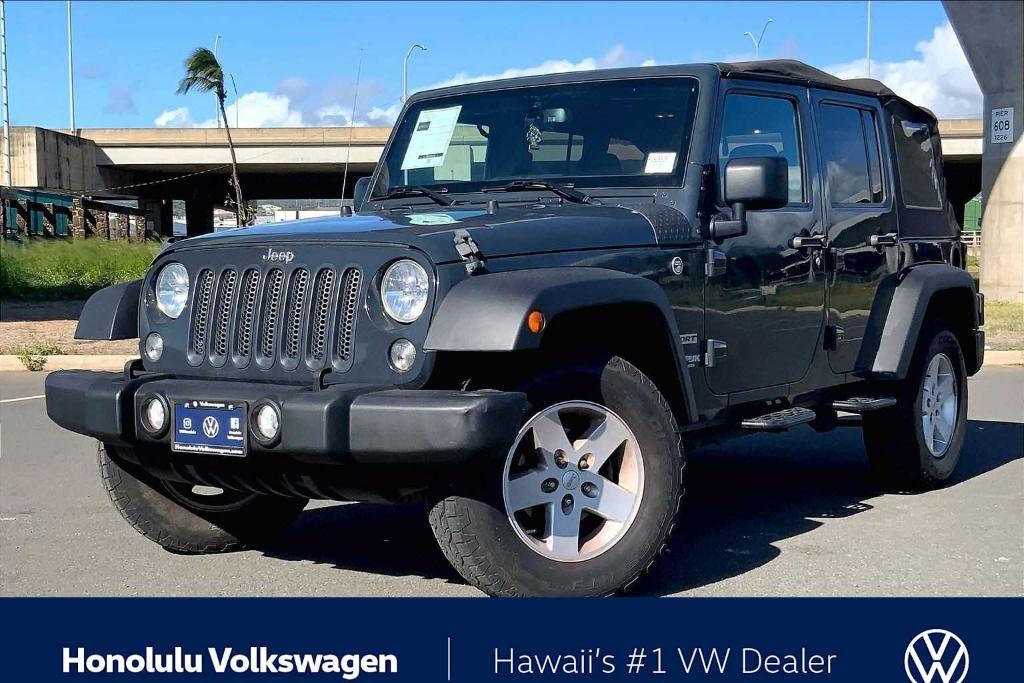 used 2018 Jeep Wrangler JK Unlimited car, priced at $17,888