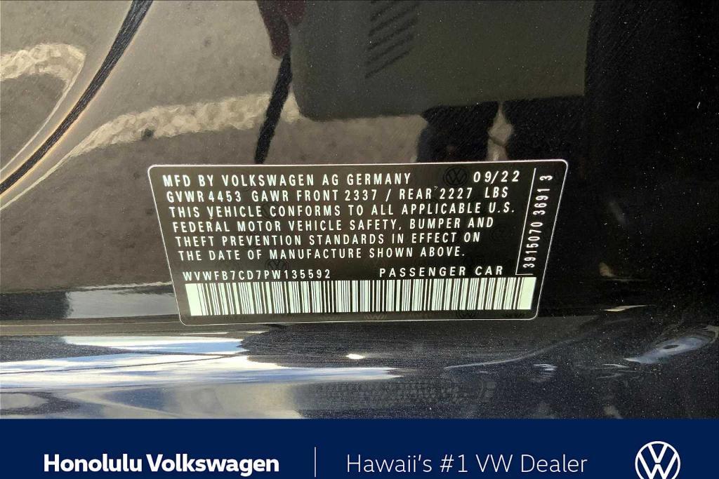 used 2023 Volkswagen Golf R car, priced at $43,991