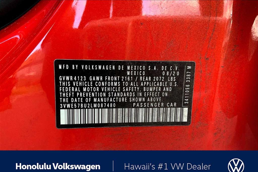 used 2020 Volkswagen Jetta car, priced at $18,888