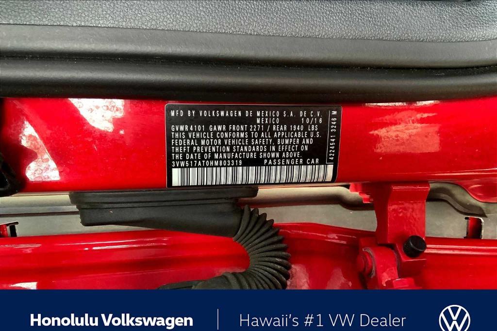 used 2017 Volkswagen Beetle car, priced at $21,993