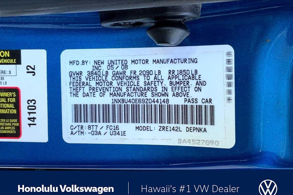 used 2009 Toyota Corolla car, priced at $7,788
