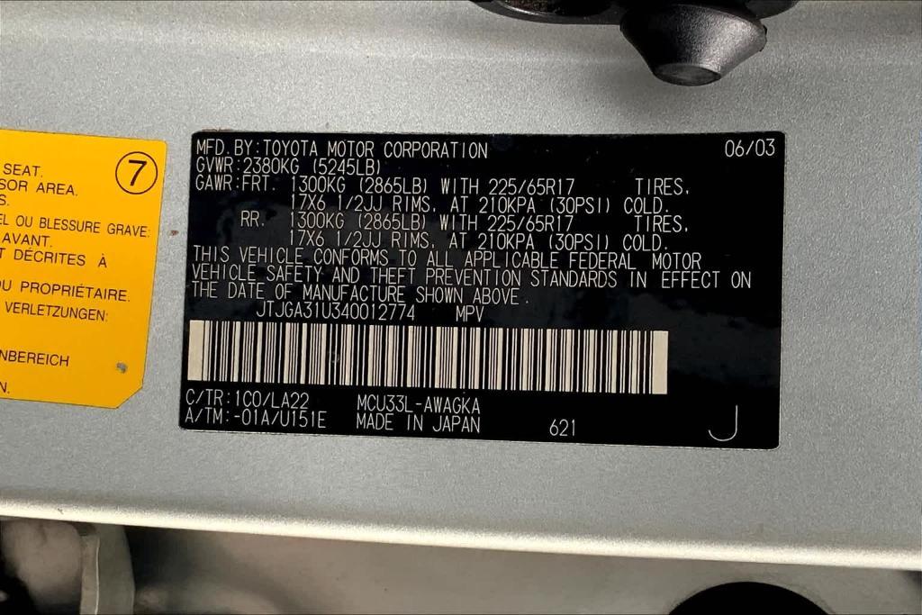 used 2004 Lexus RX 330 car, priced at $5,444