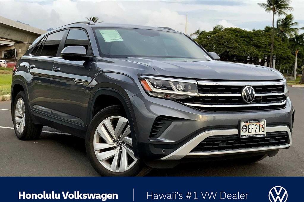 used 2021 Volkswagen Atlas Cross Sport car, priced at $23,444