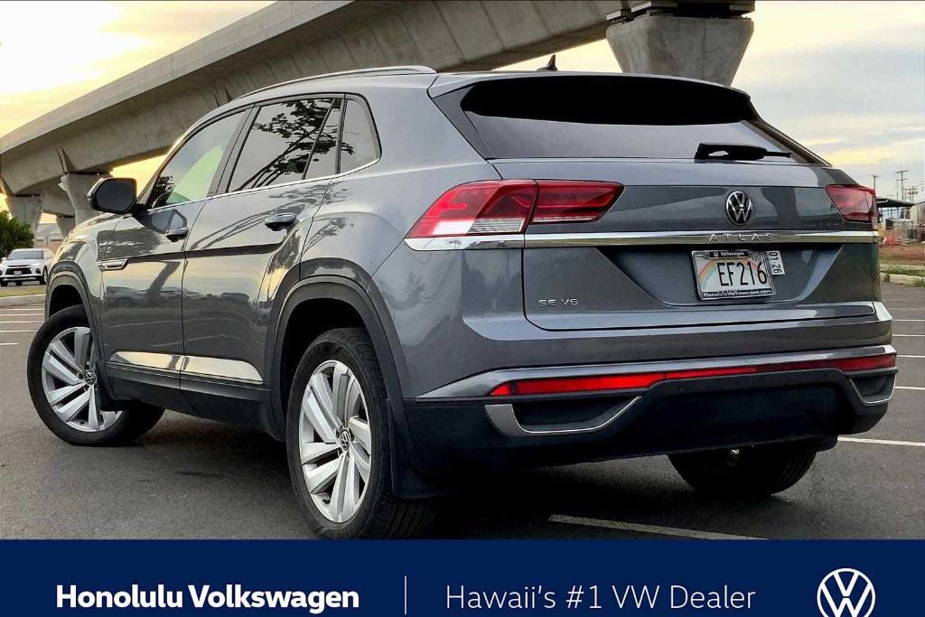 used 2021 Volkswagen Atlas Cross Sport car, priced at $23,444