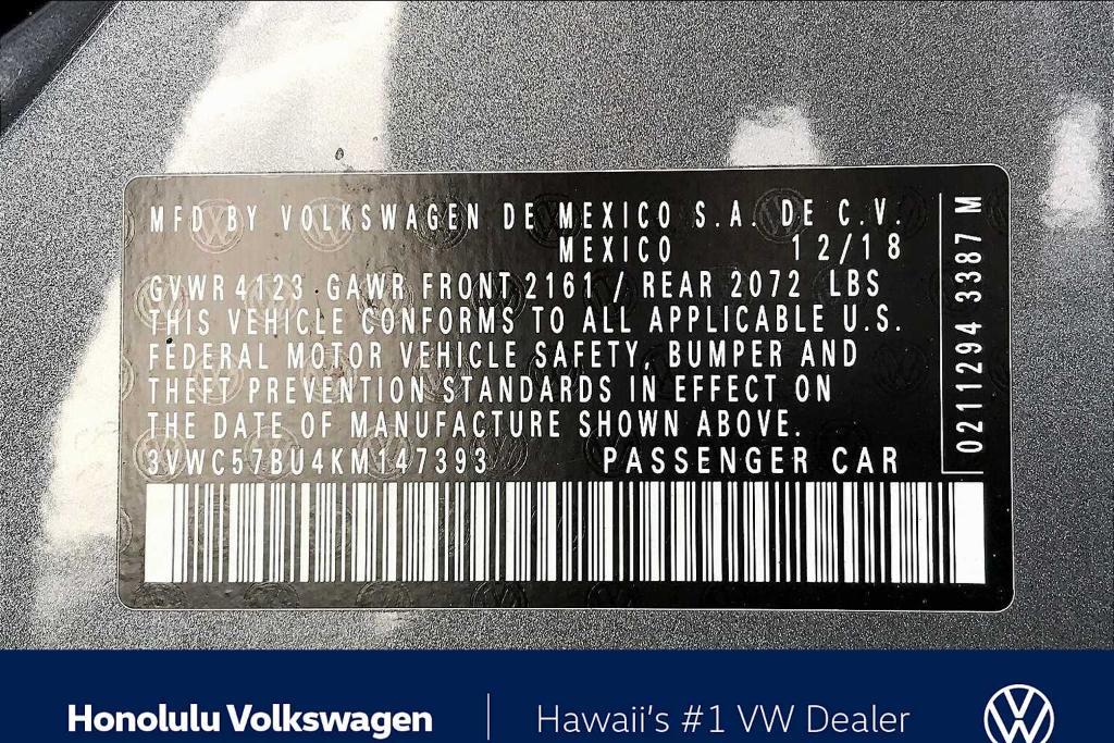 used 2019 Volkswagen Jetta car, priced at $14,991