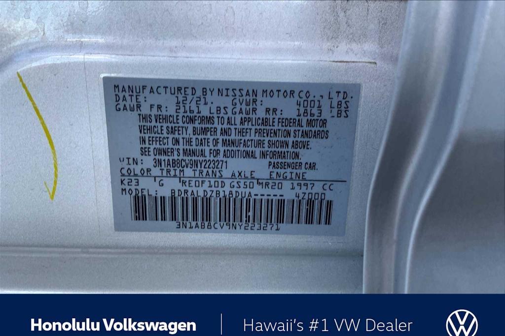 used 2022 Nissan Sentra car, priced at $17,994