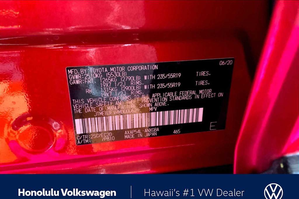 used 2021 Toyota RAV4 Prime car, priced at $36,994