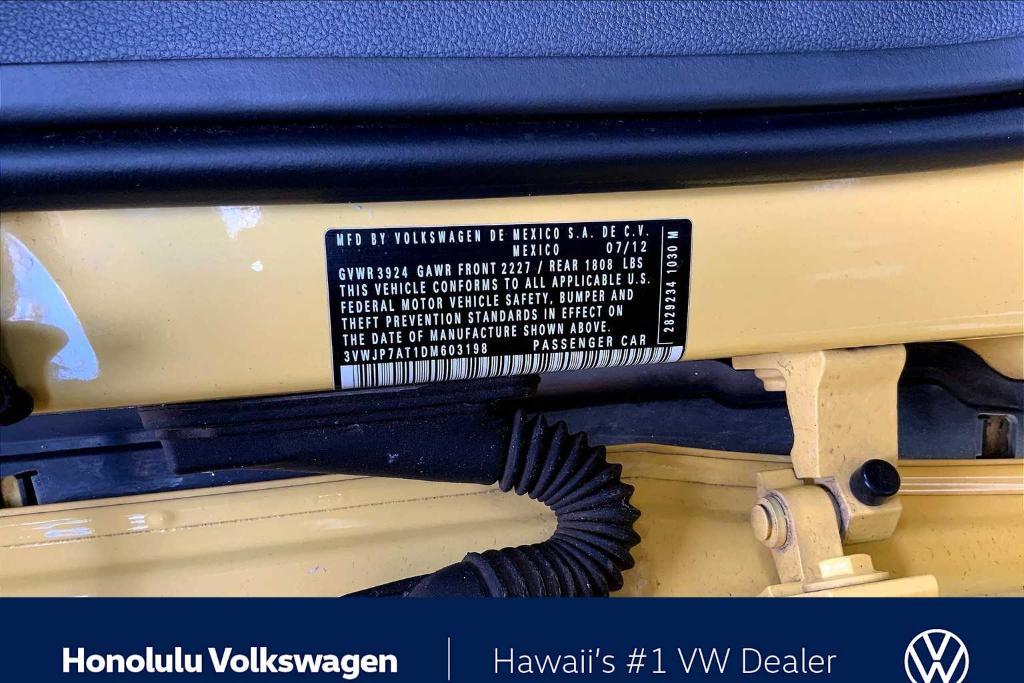 used 2013 Volkswagen Beetle car, priced at $10,888