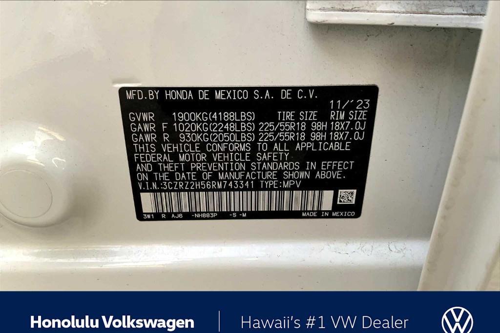 used 2024 Honda HR-V car, priced at $24,993