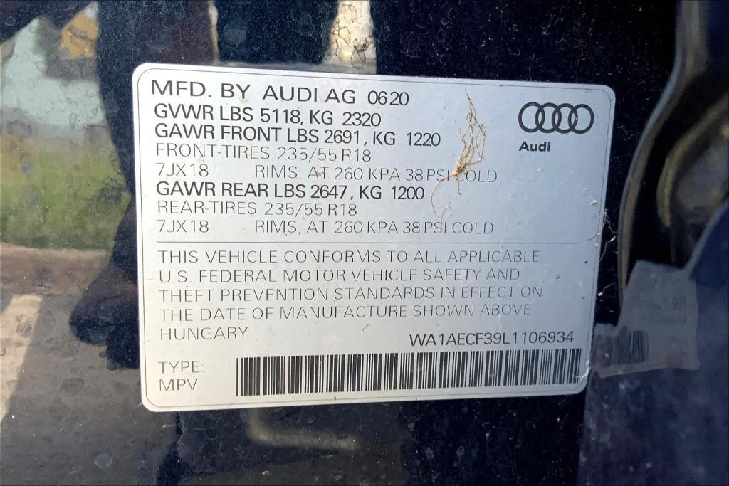 used 2020 Audi Q3 car, priced at $22,494