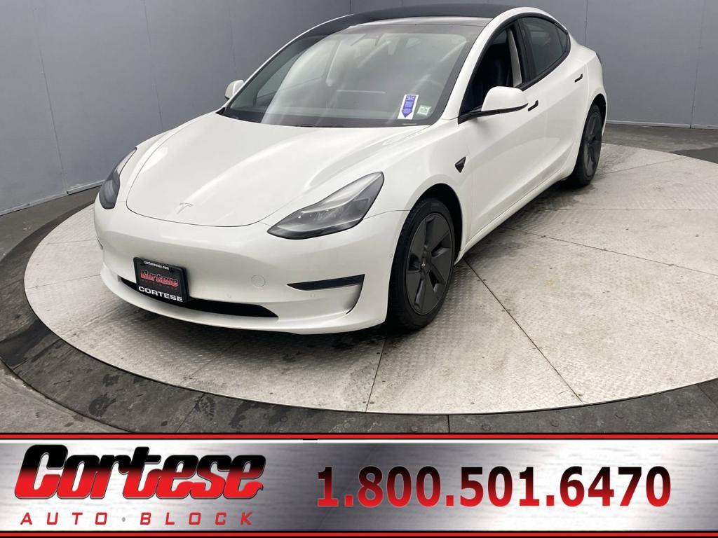 used 2021 Tesla Model 3 car, priced at $22,995