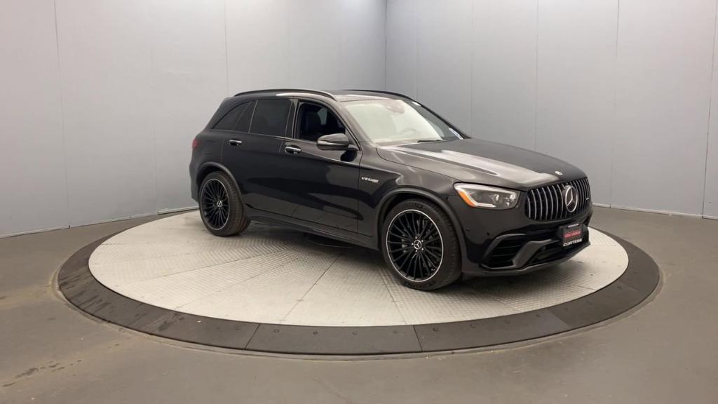 used 2021 Mercedes-Benz AMG GLC 63 car, priced at $57,999