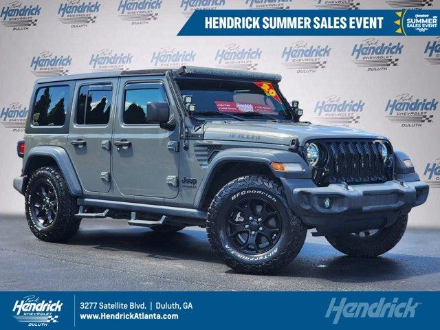 used 2020 Jeep Wrangler Unlimited car, priced at $29,101