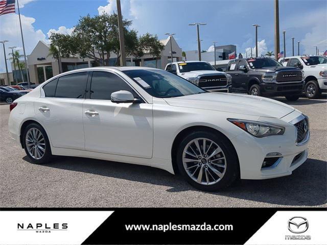 used 2022 INFINITI Q50 car, priced at $27,309