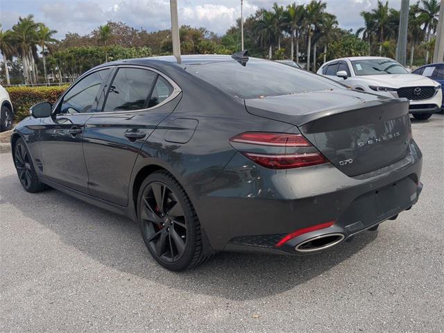 used 2023 Genesis G70 car, priced at $39,564