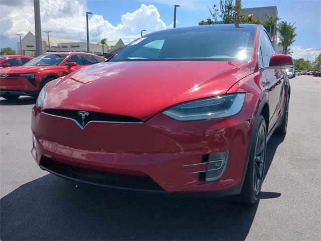 used 2018 Tesla Model X car, priced at $27,931