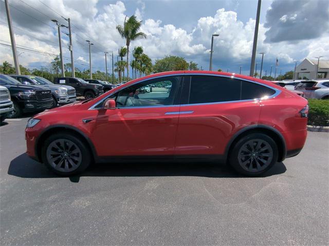 used 2018 Tesla Model X car, priced at $27,931