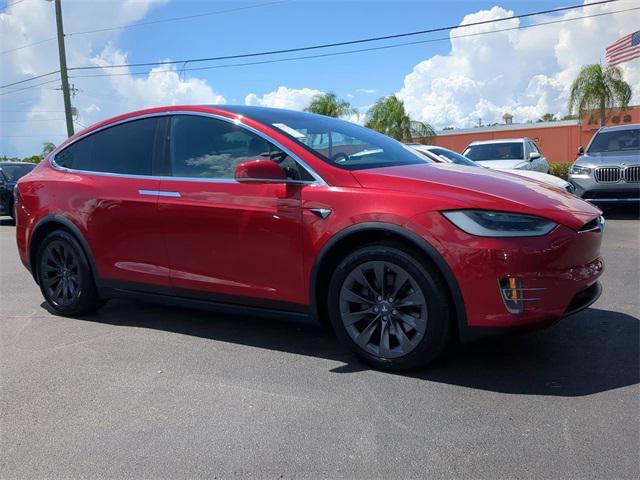 used 2018 Tesla Model X car, priced at $27,931