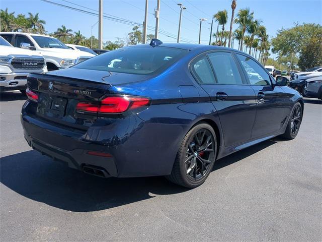 used 2023 BMW M550 car, priced at $59,999