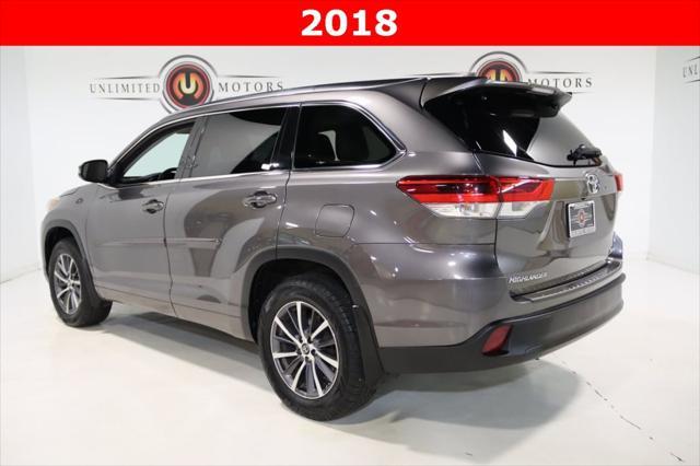 used 2018 Toyota Highlander car, priced at $20,500