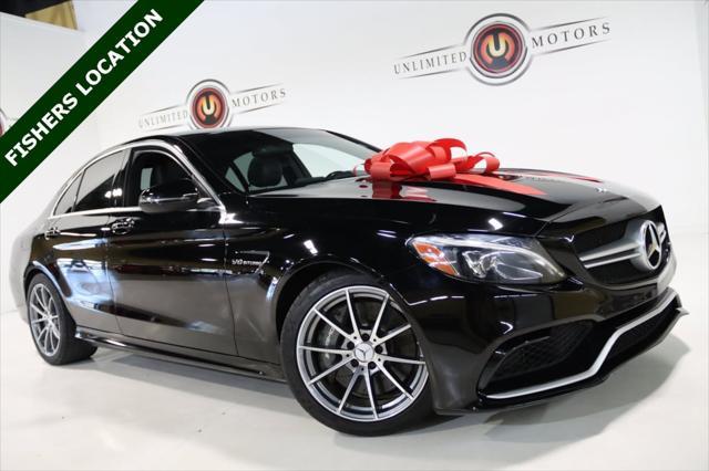 used 2017 Mercedes-Benz AMG C 63 car, priced at $33,190