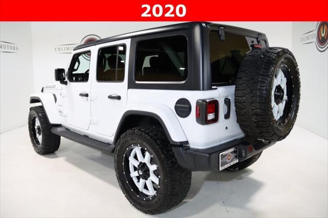 used 2020 Jeep Wrangler Unlimited car, priced at $31,900