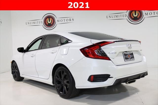 used 2021 Honda Civic car, priced at $21,200