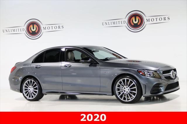 used 2020 Mercedes-Benz AMG C 43 car, priced at $38,220