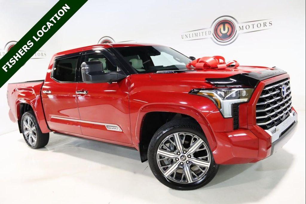 used 2023 Toyota Tundra Hybrid car, priced at $55,300