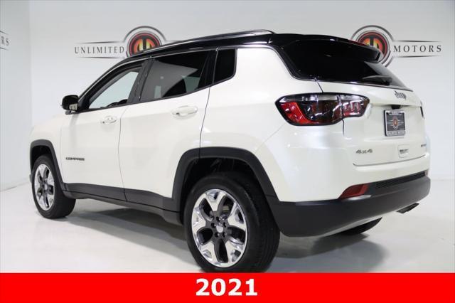 used 2021 Jeep Compass car, priced at $20,900