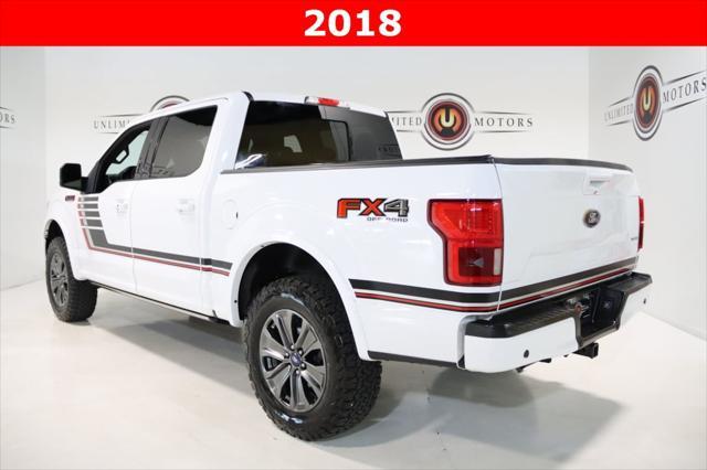 used 2018 Ford F-150 car, priced at $34,750