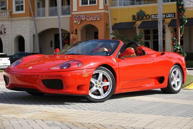 used 2001 Ferrari 360 Spider car, priced at $149,900