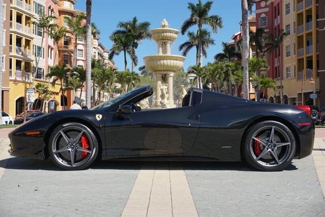 used 2014 Ferrari 458 Spider car, priced at $279,900