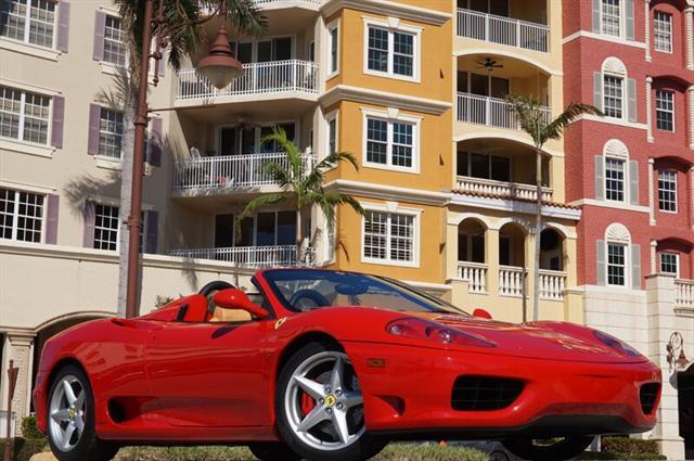 used 2001 Ferrari 360 Spider car, priced at $169,900