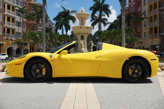 used 2013 Ferrari 458 Spider car, priced at $249,900