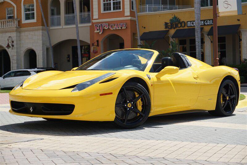 used 2013 Ferrari 458 Spider car, priced at $249,900
