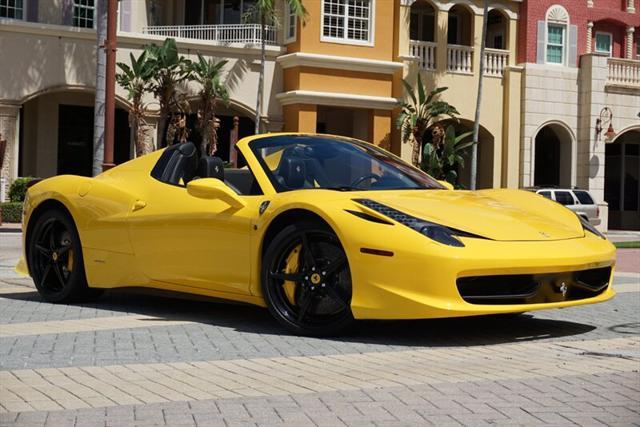 used 2013 Ferrari 458 Spider car, priced at $249,900