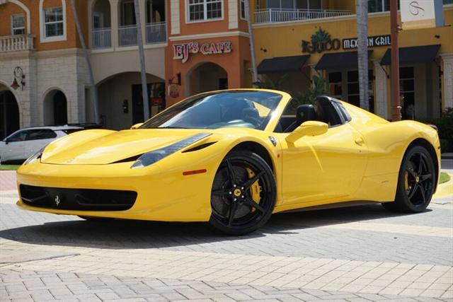 used 2013 Ferrari 458 Spider car, priced at $249,900