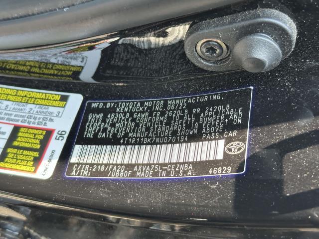 used 2022 Toyota Camry car