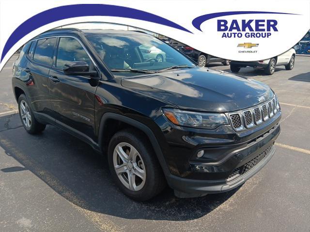 used 2023 Jeep Compass car, priced at $22,100