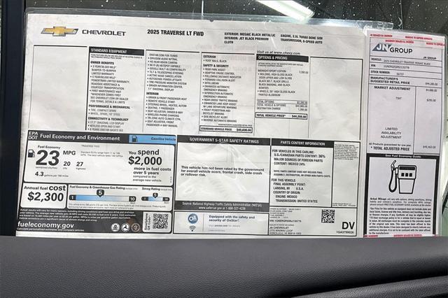 new 2025 Chevrolet Traverse car